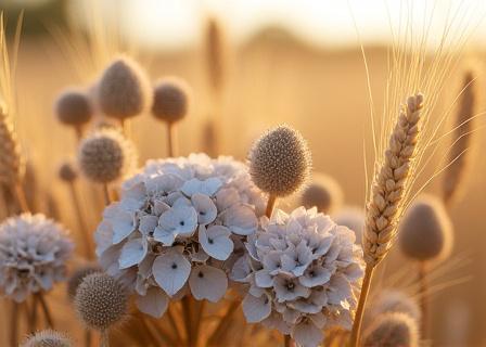 Amber Harvest Dried Arrangement